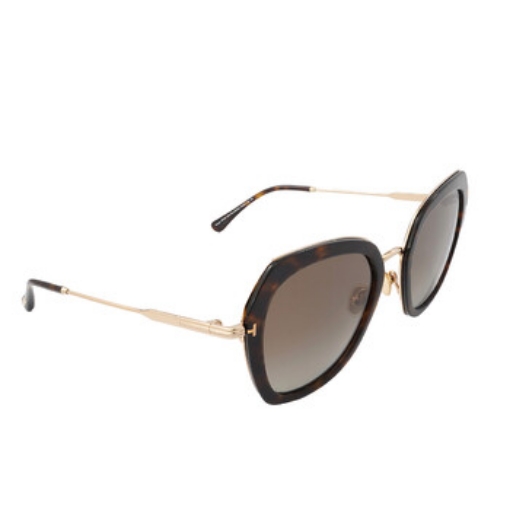 Picture of TOM FORD Kenyan Polarized Brown Gradient Butterfly Ladies Sunglasses