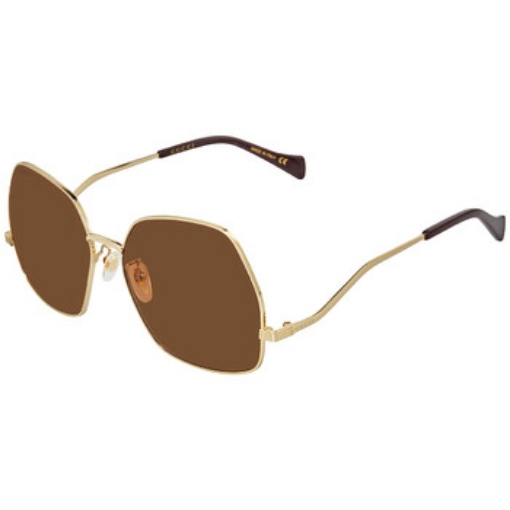 Picture of GUCCI Brown Square Ladies Sunglasses