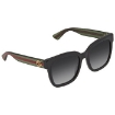 Picture of GUCCI Grey Gradient Square Ladies Sunglasses