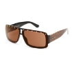 Picture of JIMMY CHOO Brown Rectangular Ladies Sunglasses