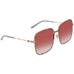 Picture of GUCCI Violet Gradient Square Ladies Sunglasses