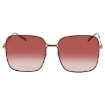 Picture of GUCCI Violet Gradient Square Ladies Sunglasses