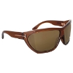 Picture of TOM FORD Sedgewick Brown Square Ladies Sunglasses