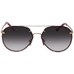 Picture of BURBERRY Grey gradient Pilot Ladies Sunglasses