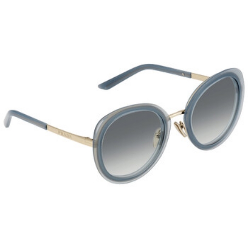 Picture of PRADA Clear Gradient Light Blue Oval Ladies Sunglasses