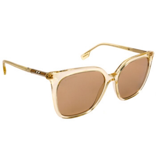 Picture of BURBERRY Emily Light Brown Square Ladies Sunglasses