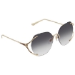 Picture of GUCCI Grey Gradient Butterfly Ladies Sunglasses