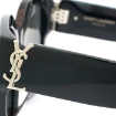 Picture of SAINT LAURENT Grey Round Ladies Sunglasses