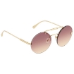 Picture of VERSACE Clear Orange Fuchsia Round Ladies Sunglasses