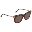 Picture of TOM FORD Dasha Brown Square Ladies Sunglasses