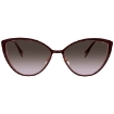 Picture of FENDI Brown Violet Gradient Cat Eye Ladies Sunglasses