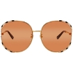 Picture of GUCCI Orange Gradient Round Ladies Sunglasses