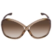 Picture of TOM FORD Whitney Gradient Brown Oversized Ladies Sunglasses