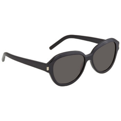 Picture of SAINT LAURENT Black Round Ladies Sunglasses