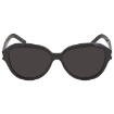 Picture of SAINT LAURENT Black Round Ladies Sunglasses