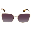 Picture of MIU MIU Grey Gradient Butterfly Ladies Sunglasses