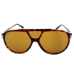 Picture of PERSOL Open Box - Brown Pilot Sunglasses
