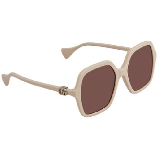 Picture of GUCCI Brown Square Ladies Sunglasses