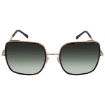 Picture of JIMMY CHOO Gradient Green Square Ladies Sunglasses