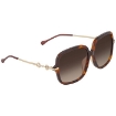 Picture of GUCCI Brown Gradient Oversized Ladies Sunglasses