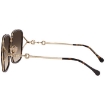 Picture of GUCCI Brown Square Ladies Sunglasses