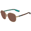 Picture of COSTA DEL MAR EGRET Copper Silver Mirror Polarized Polycarbonate Ladies Sunglasses