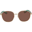 Picture of COSTA DEL MAR EGRET Copper Silver Mirror Polarized Polycarbonate Ladies Sunglasses