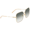 Picture of GUCCI Green Gradient Square Ladies Sunglasses