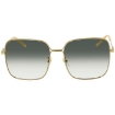 Picture of GUCCI Green Gradient Square Ladies Sunglasses