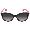 Picture of MONCLER Gradient Gray Butterfly Ladies Sunglasses