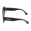 Picture of FENDI Gradient Smoke Geometric Ladies Sunglasses