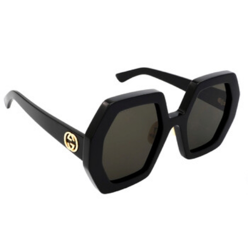 Picture of GUCCI Open Box - Grey Geometric Ladies Sunglasses