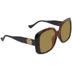 Picture of GUCCI Yellow Square Ladies Sunglasses