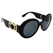 Picture of VERSACE Dark Gray Round Ladies Sunglasses