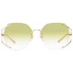 Picture of GUCCI Yellow Gradient Butterfly Ladies Sunglasses