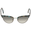 Picture of PERSOL Grey Gradient Cat Eye Ladies Sunglasses