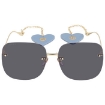 Picture of GUCCI Black Square Ladies Sunglasses