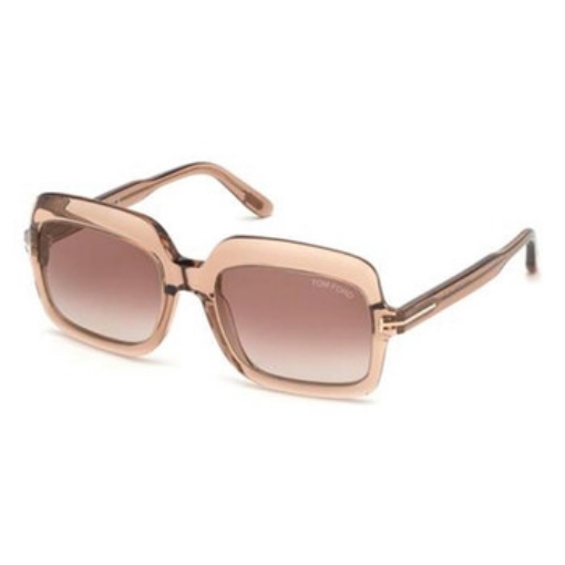 Picture of TOM FORD Wallis Brown Gradient Square Ladies Sunglasses