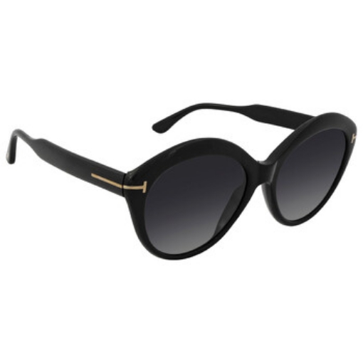 Picture of TOM FORD Maxine Grey Round Ladies Sunglasses