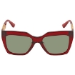 Picture of VERSACE Green Square Ladies Sunglasses