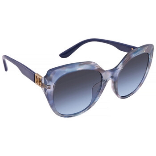 Picture of DOLCE & GABBANA Blue Gradient Grey Cat Eye Ladies Sunglasses