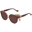 Picture of GUCCI Brown Round Ladies Sunglasses