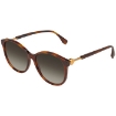 Picture of FENDI Brown Gradient Round Ladies Sunglasses