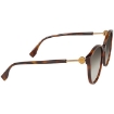 Picture of FENDI Brown Gradient Round Ladies Sunglasses