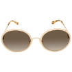 Picture of CHLOE Brown Gradient Oval Ladies Sunglasses