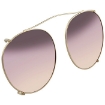 Picture of CALVIN KLEIN Brown Round Ladies Sunglasses