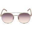 Picture of CALVIN KLEIN Brown Round Ladies Sunglasses