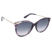 Picture of BOTTEGA VENETA Gradient Blue Butterfly Ladies Sunglasses