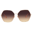 Picture of DIOR Violet Shaded Geometric Ladies Sunglasses