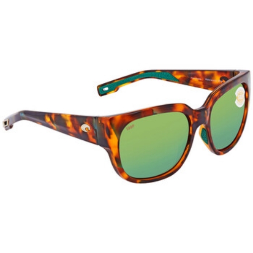 Picture of COSTA DEL MAR WATERWOMAN Green Mirror Polarized Polycarbonate Ladies Sunglasses